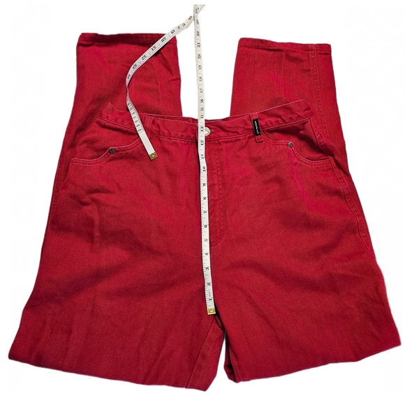 Rockies Authentic Jeanwear Vintage Bold Red Denim Womens Jeans - Picture 6 of 12